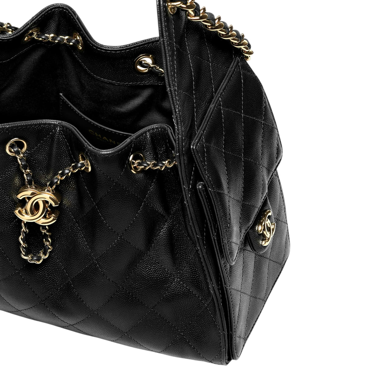 C.H.A.N.E.L 25 Handbag Black
