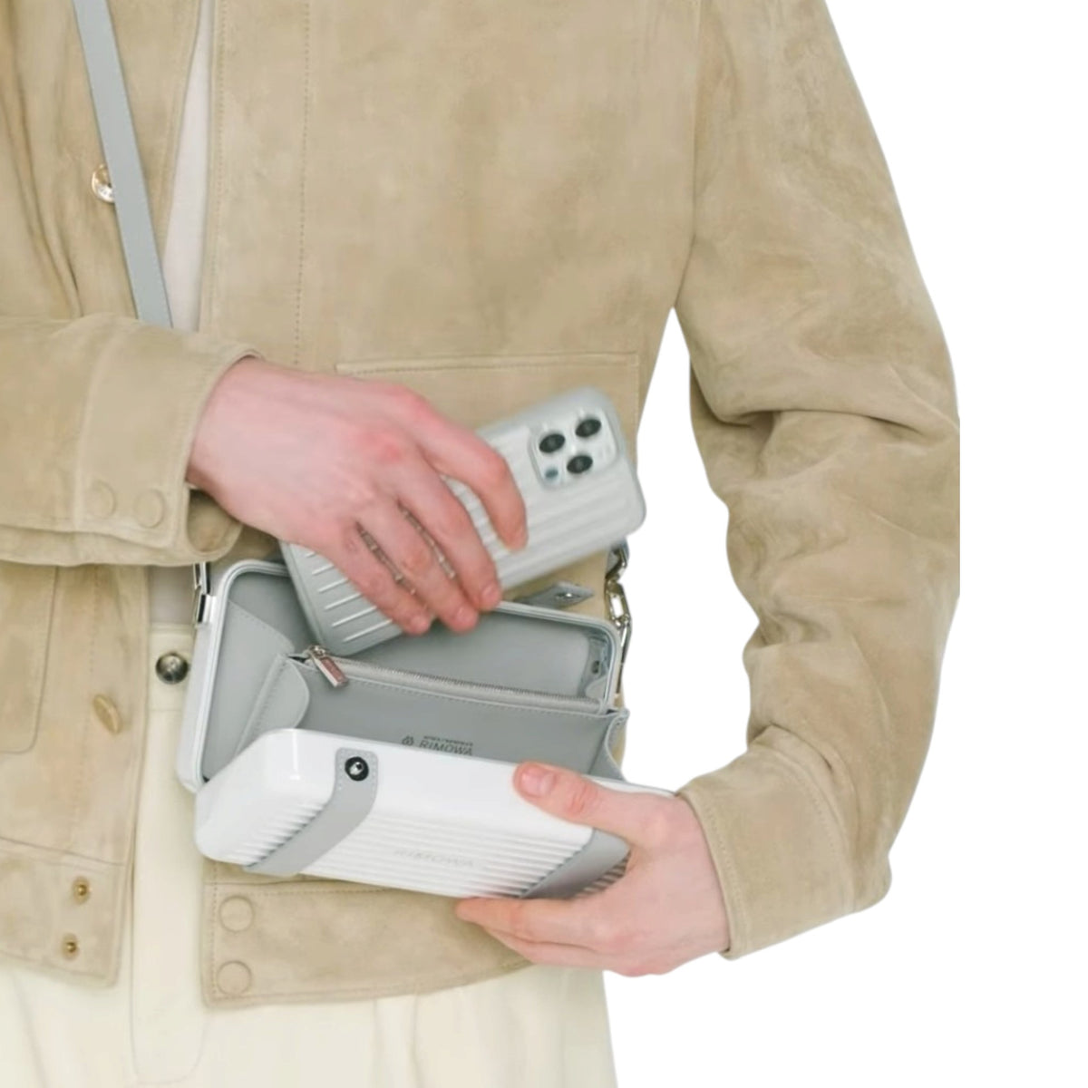 R.I.M.O.W.A Personal - Polycarbonate Cross-Body Bag - White