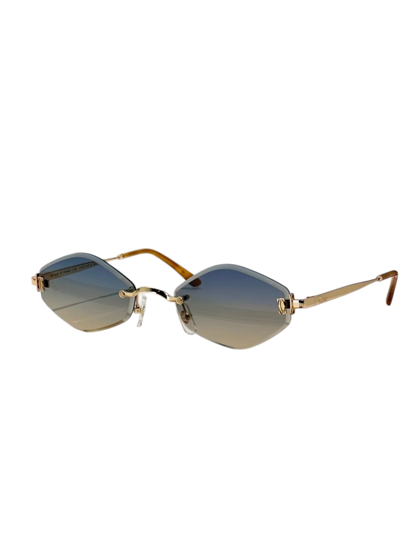 C A R T I E R  Rimless Gradient Sunglasses – 3 Colorways