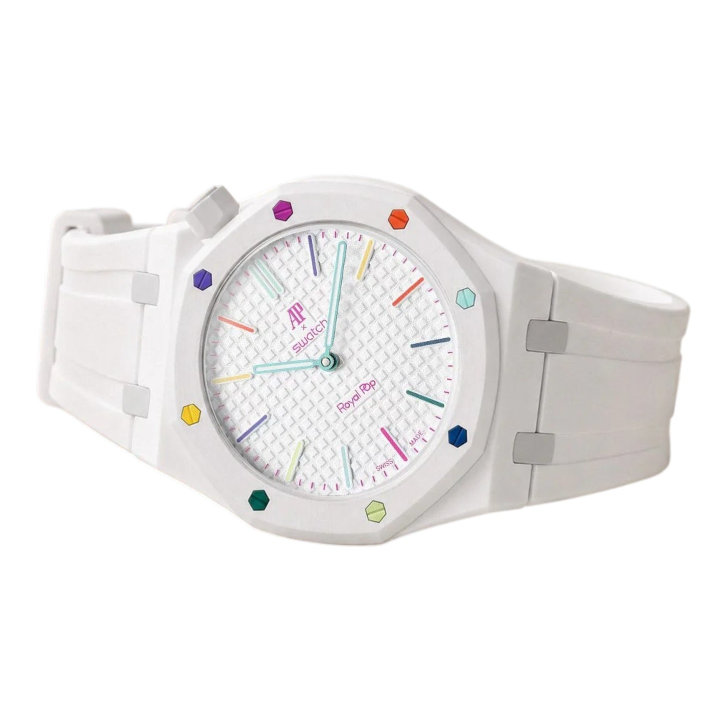 A.P x S.w.a.t.c.h C.o.l.l.a.b |The Bioceramic Royal Pop Collection with free Bio-Ceramic Strap