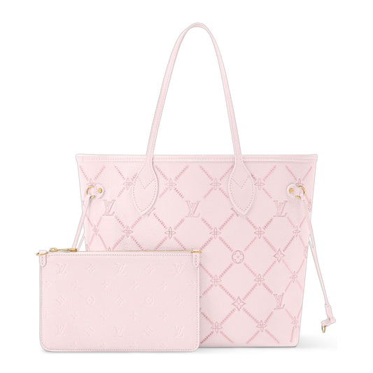 L.o.u.i.s  V.u.i.t.t.o.n | Neverfull MM | Light Bliss Couture & Hazelnut Couture Colors