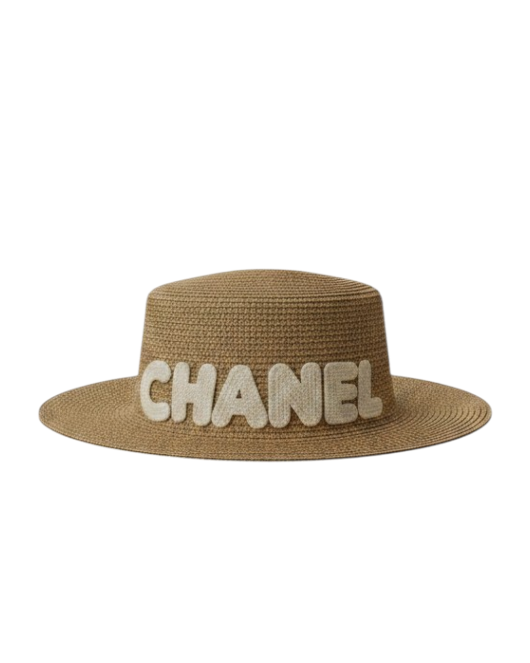 C.h.a.n.e.l Signature Straw Boater Hat – Summer Collection