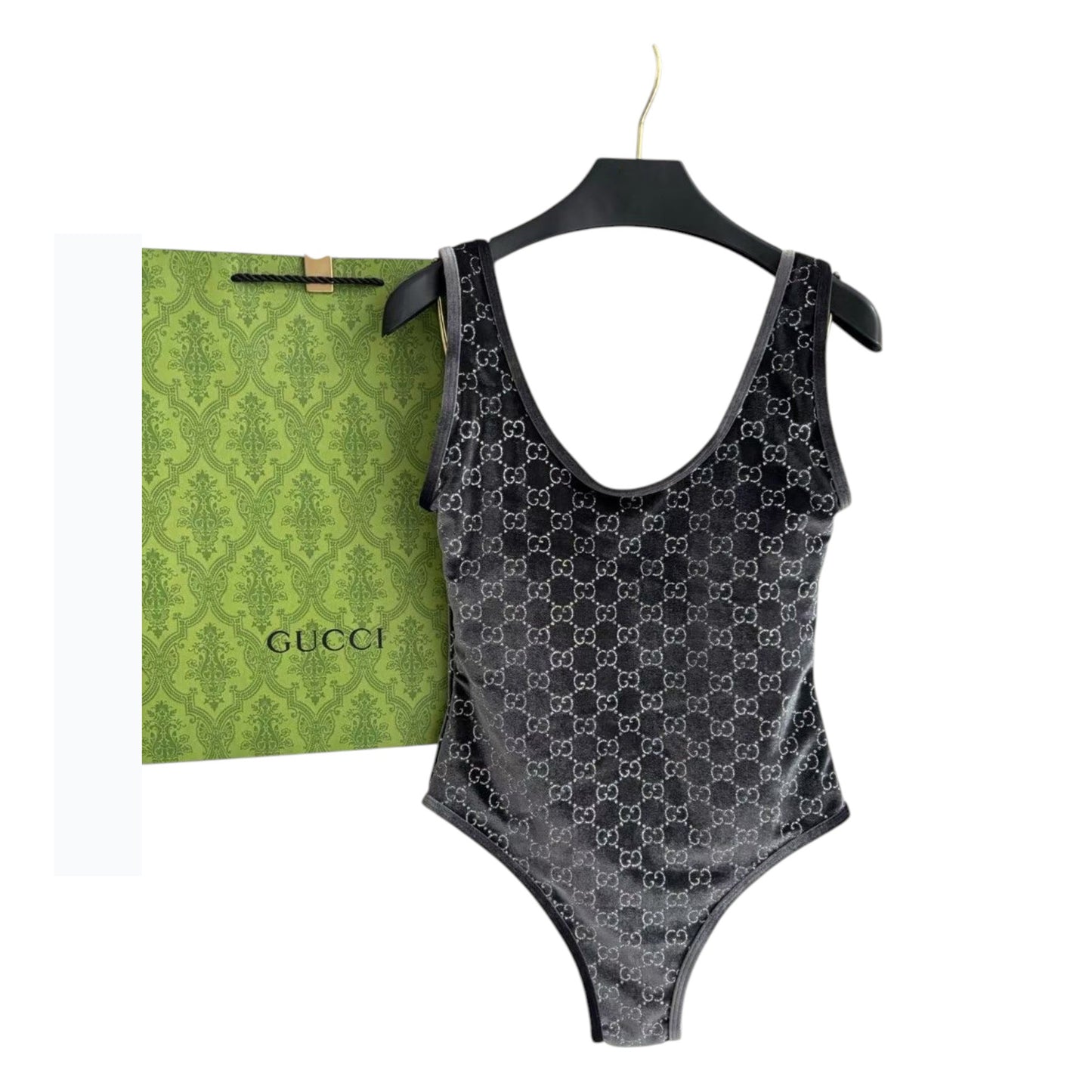 G.U.C.C.I | GG Velvet One-Piece Swimsuit