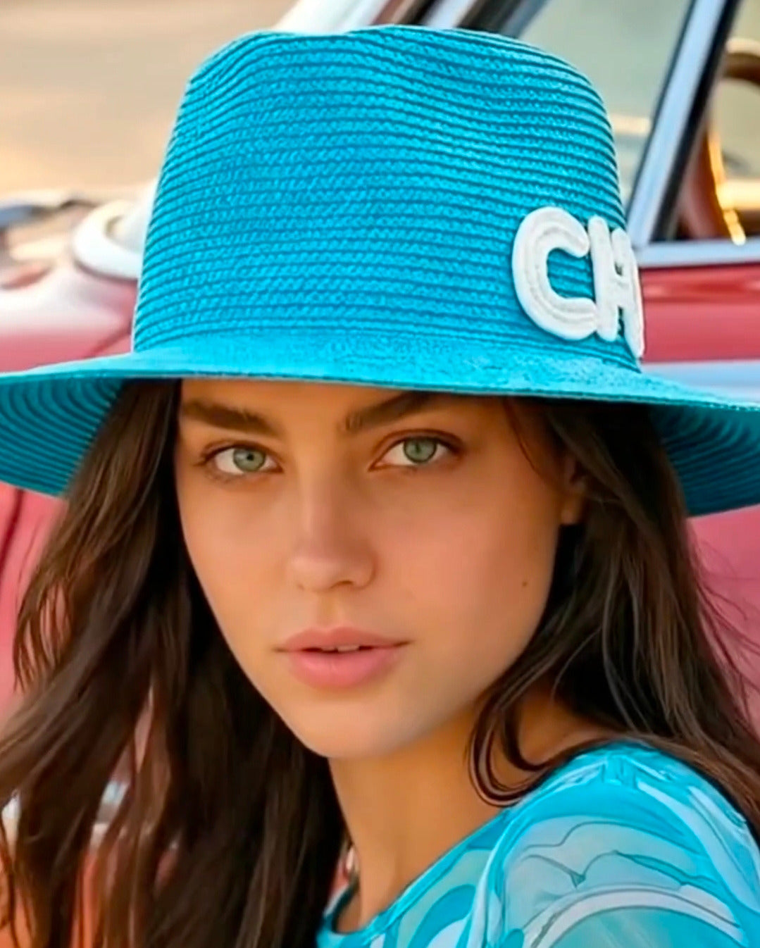 C.h.a.n.e.l Signature Straw Boater Hat – Summer Collection