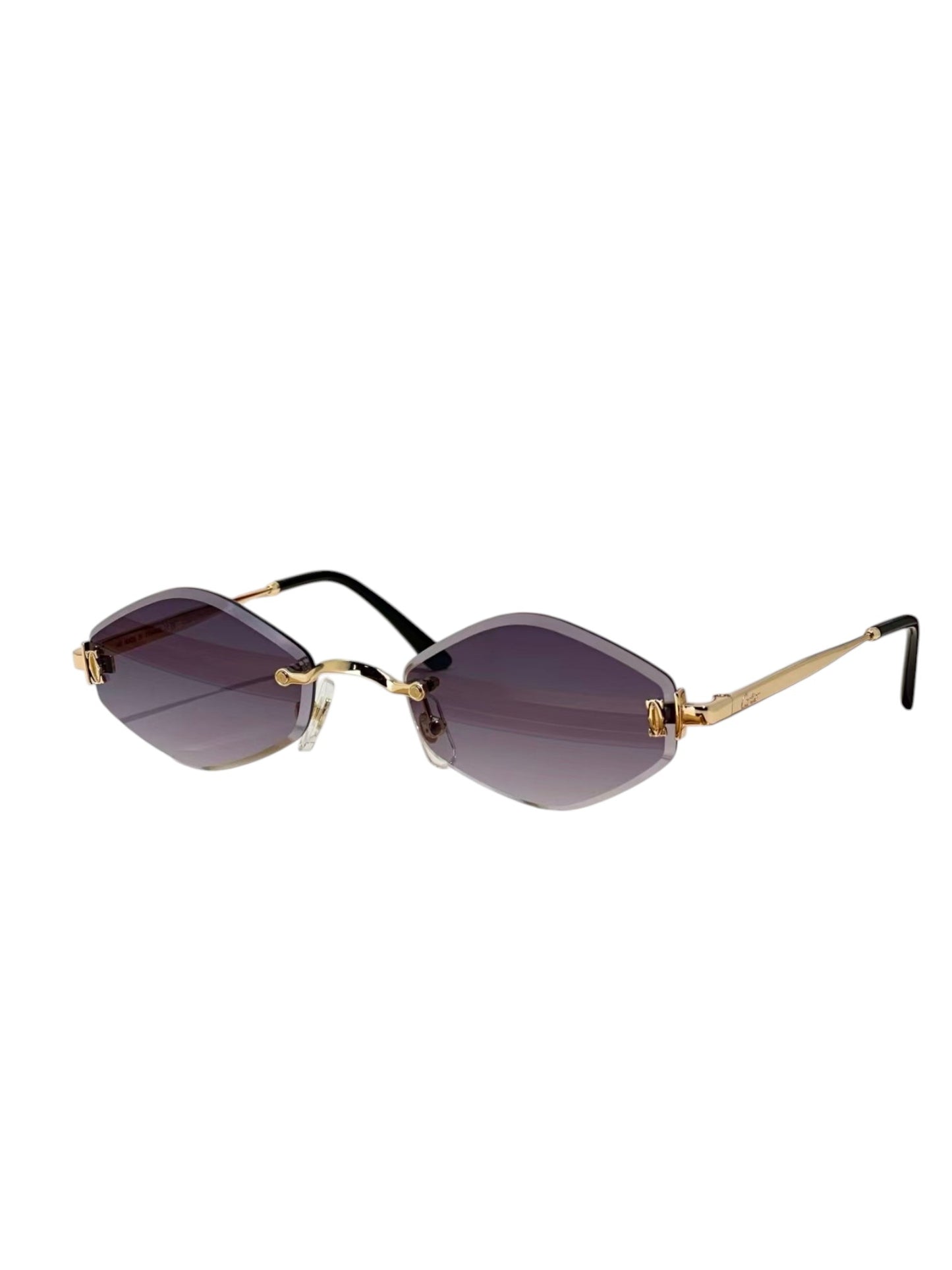 C A R T I E R  Rimless Gradient Sunglasses – 3 Colorways