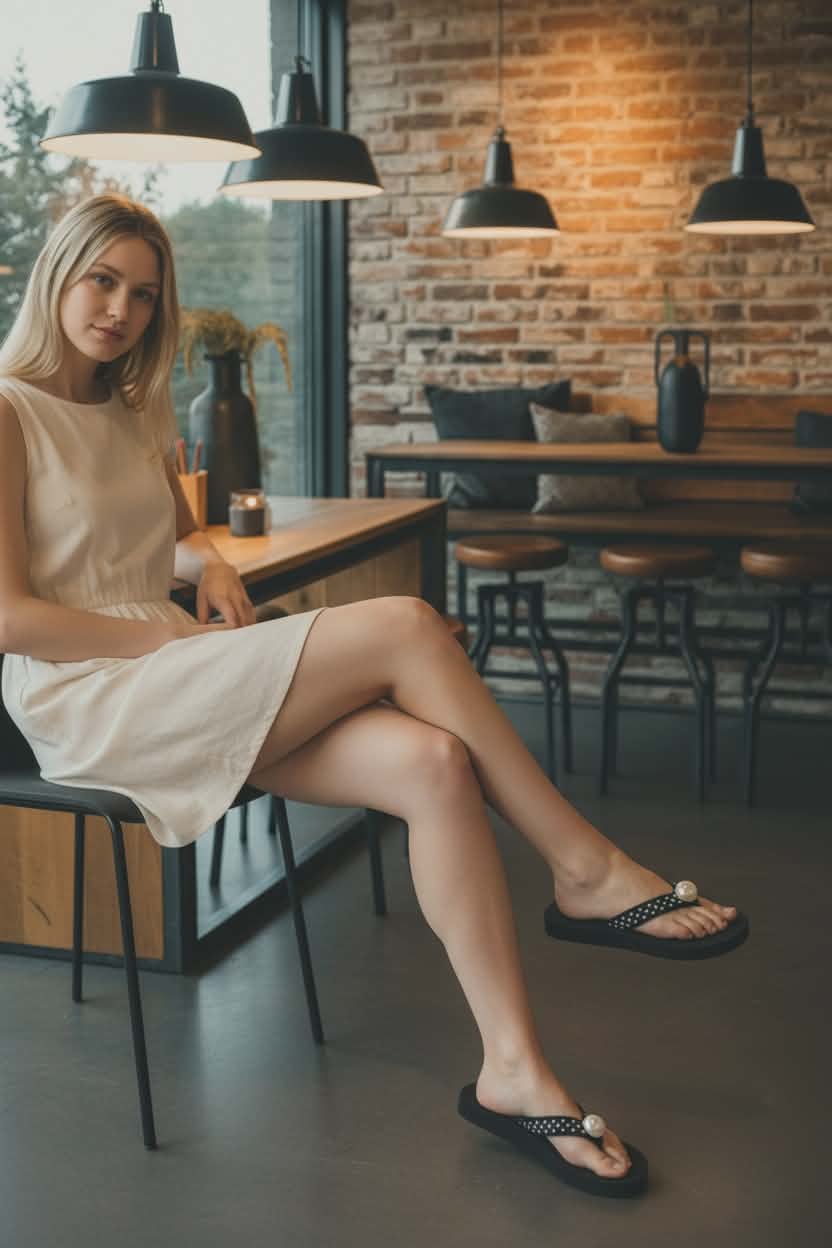 Switch Flops – Lulu (Flat) & Taylor (Platform) Non-Slip Slippers with Free Interchangeable Strap, Perfect for Home, Pool, Beach & Outdoors